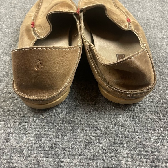 OLUKAI Women’s Nohea Nubuck Slip-On Loafer Tan Brown Leather size: 9 - Picture 10 of 11